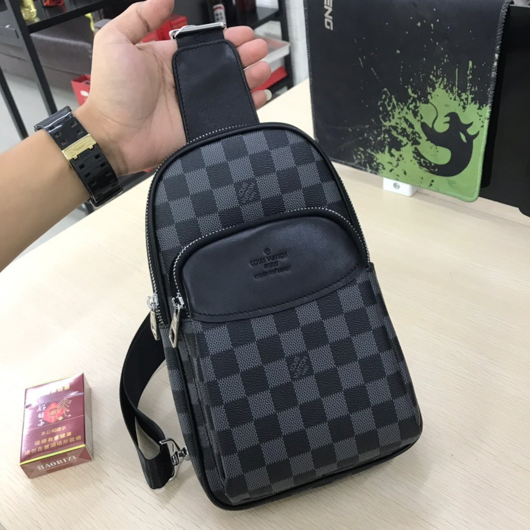 Louis Vuitton Crossbody - Black/Grey