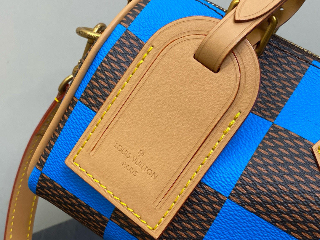 Louis Vuitton Speedy Bandouliere Blue