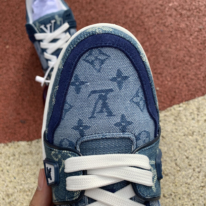 Louise Vuitton Trainer Sneakers Denim