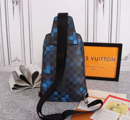 Louis Vuitton Crossbody Bag - Blue/Grey