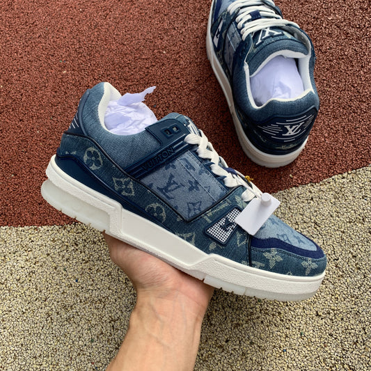 Louise Vuitton Trainer Sneakers Denim
