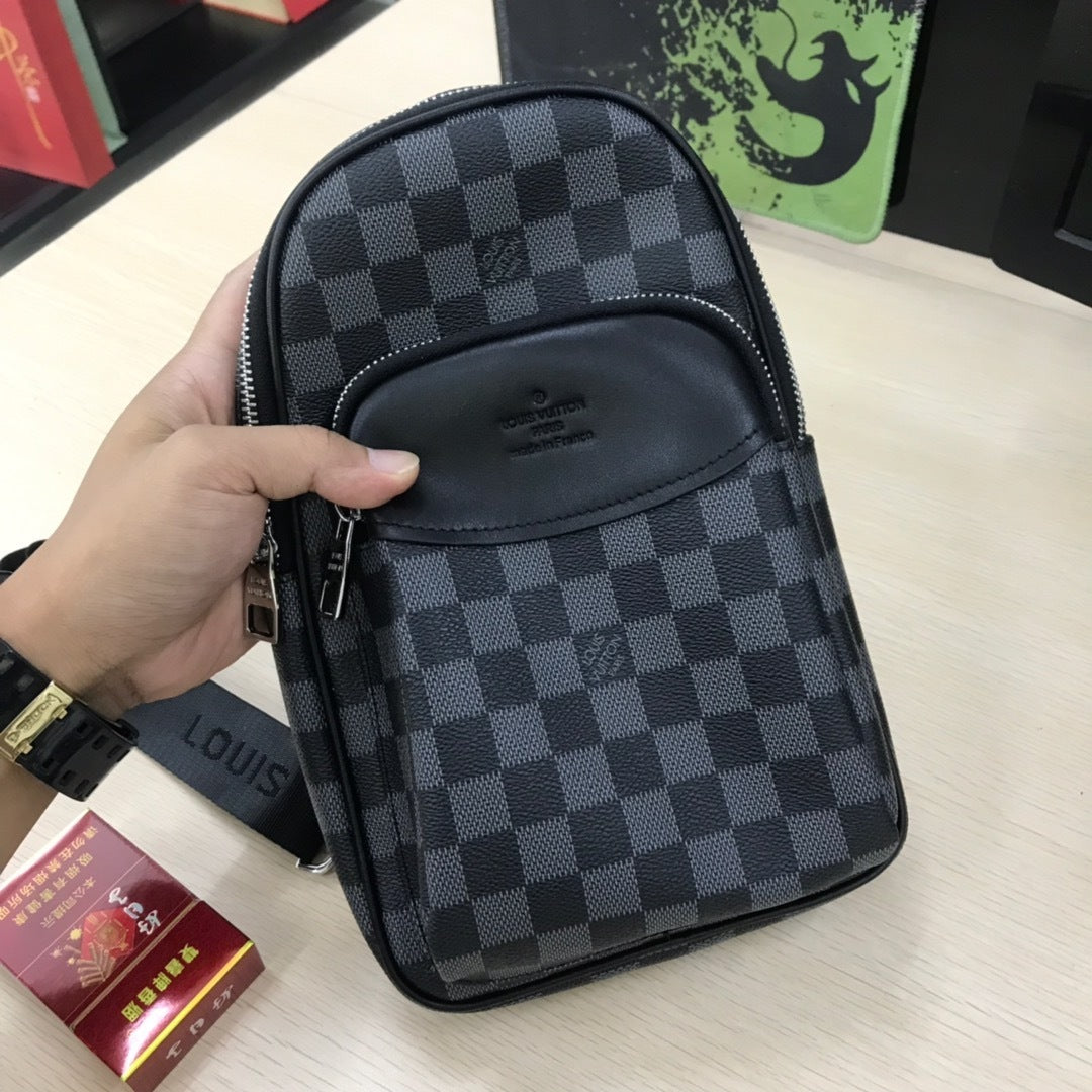 Louis Vuitton Crossbody - Black/Grey