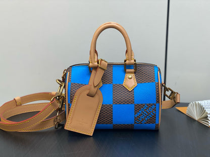 Louis Vuitton Speedy Bandouliere Blue