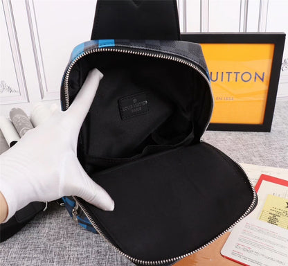 Louis Vuitton Crossbody Bag - Blue/Grey