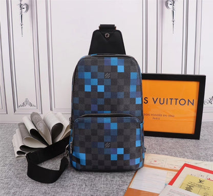 Louis Vuitton Crossbody Bag - Blue/Grey