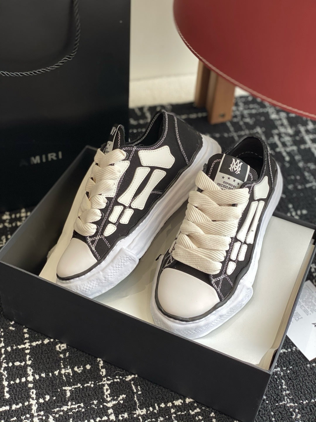 AMIRI x Maison MIHARA YASUHIRO Bones sneaker