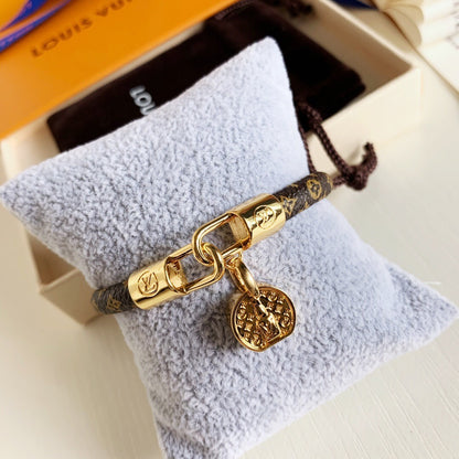 Louis Vuitton Leather Bracelet