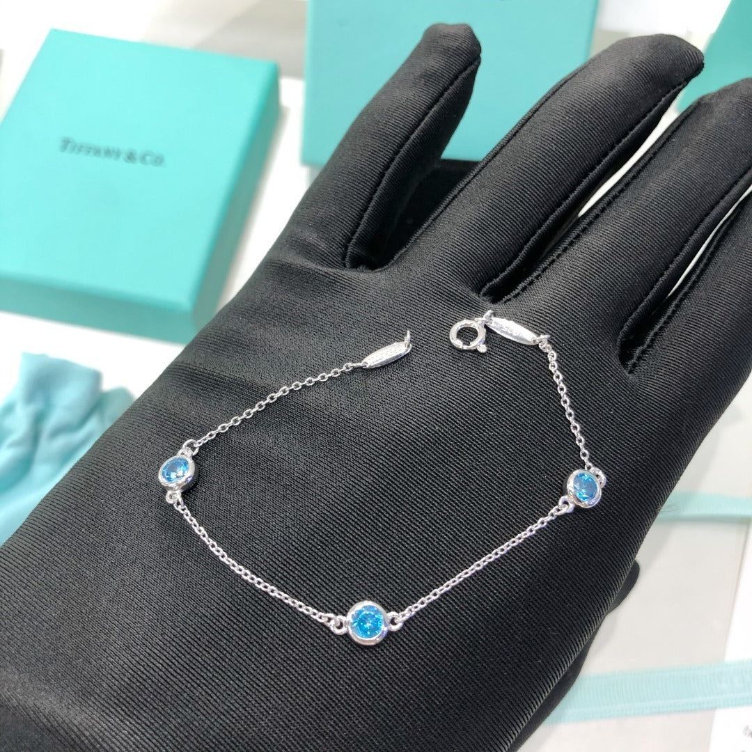 T&C Bracelet Blue Stones