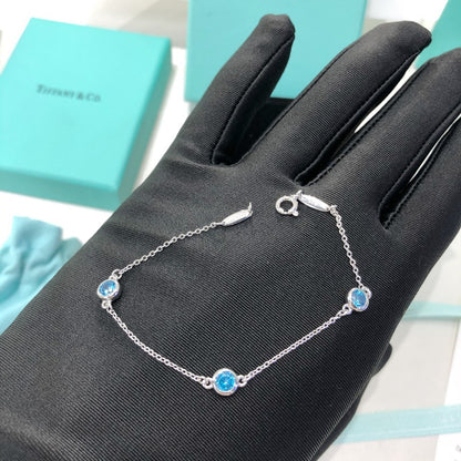 T&C Bracelet Blue Stones