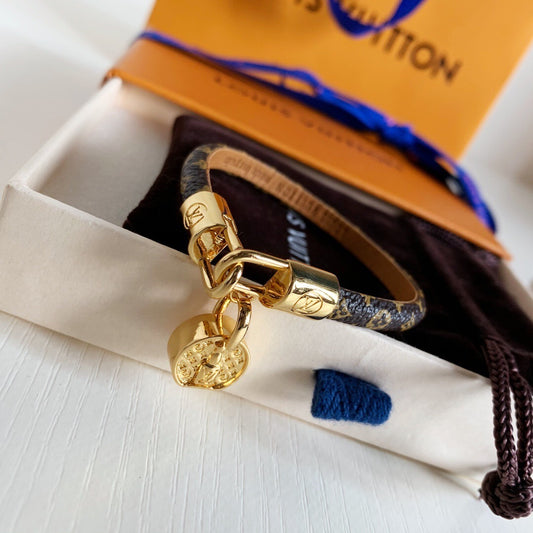 Louis Vuitton Leather Bracelet