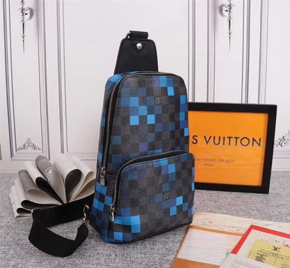 Louis Vuitton Crossbody Bag - Blue/Grey