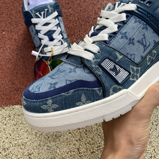 Louise Vuitton Trainer Sneakers Denim