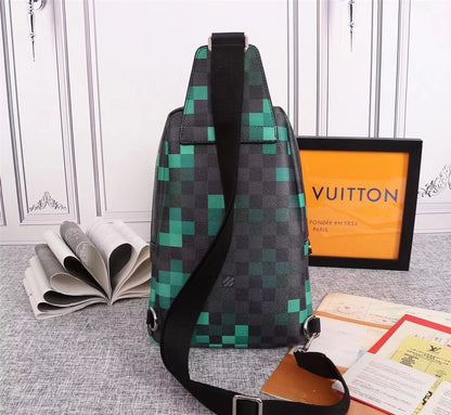 Louis Vuitton Crossbody Bag - Green/Grey