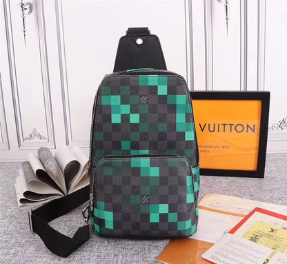 Louis Vuitton Crossbody Bag - Green/Grey