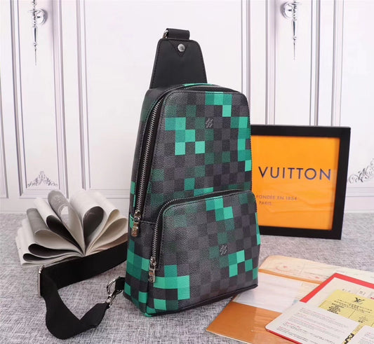 Louis Vuitton Crossbody Bag - Green/Grey